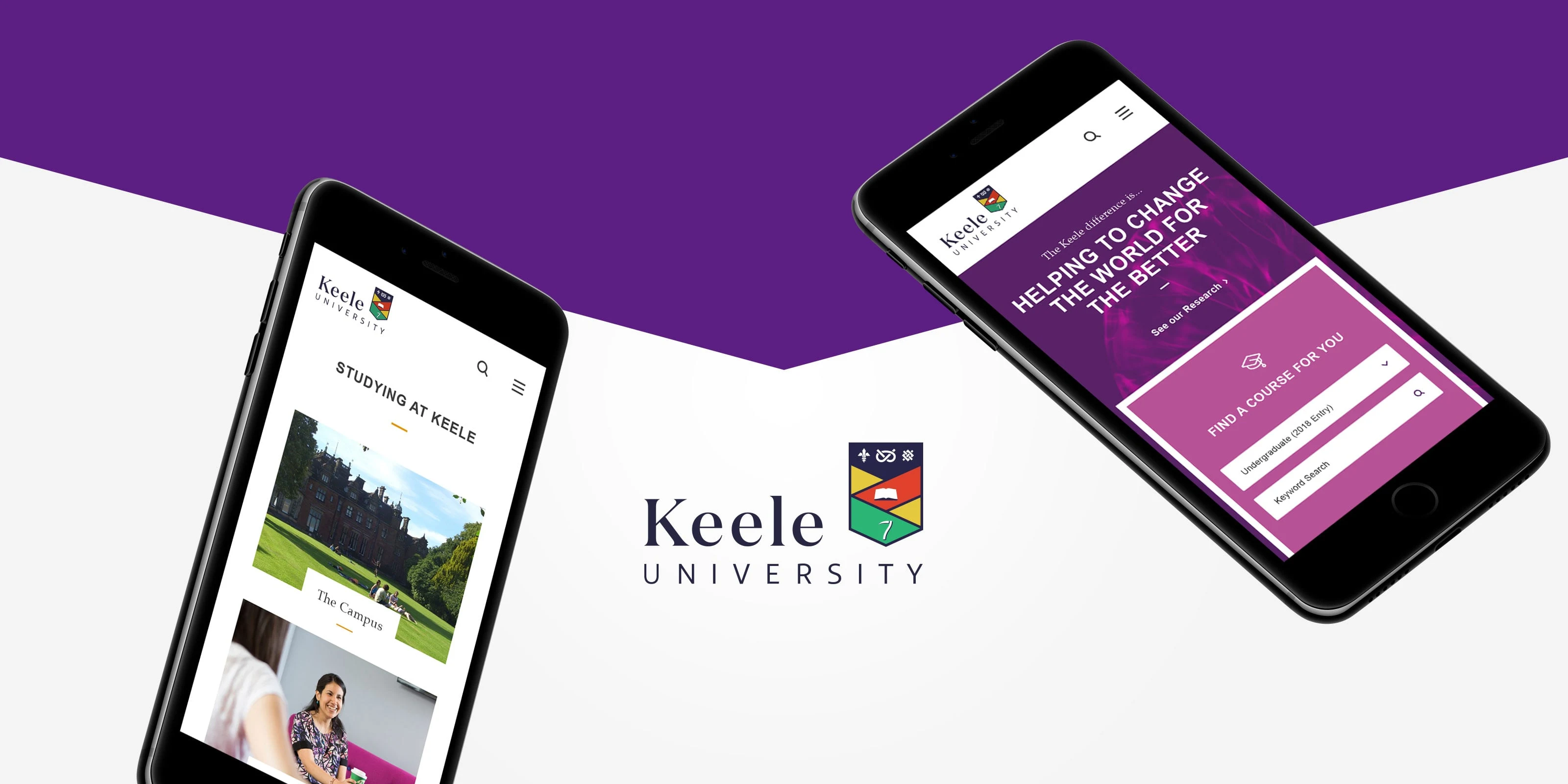 Keele University Mobile Mockups