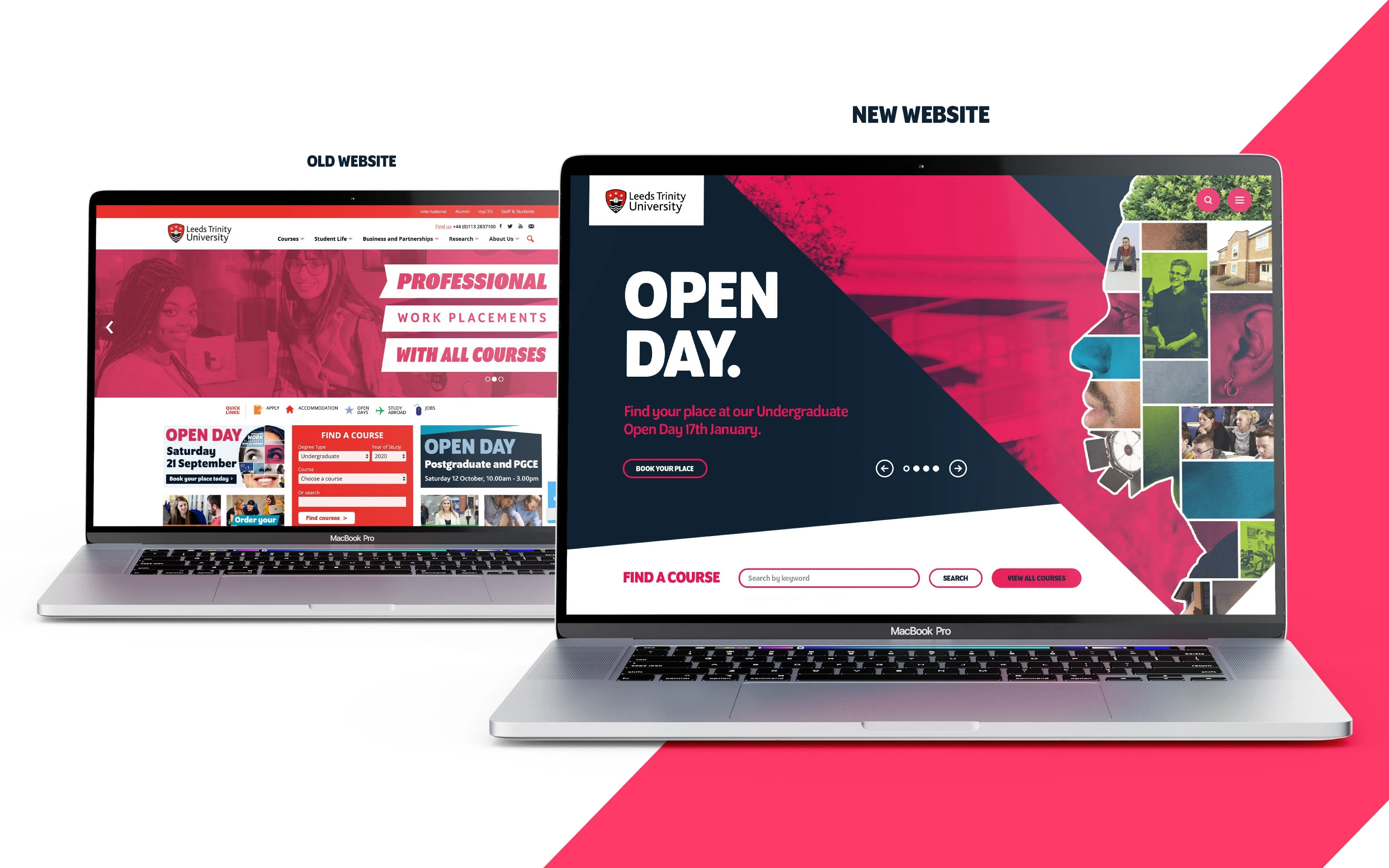Leeds Trinity New Website