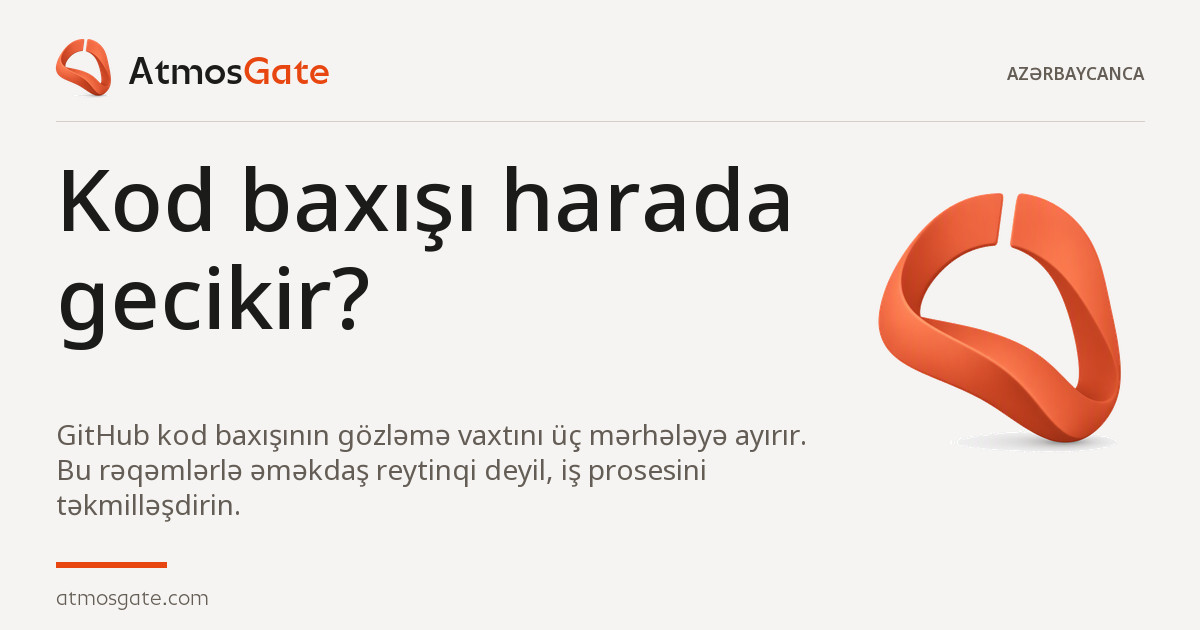 Kod baxışı harada gecikir? — AtmosGate Insights