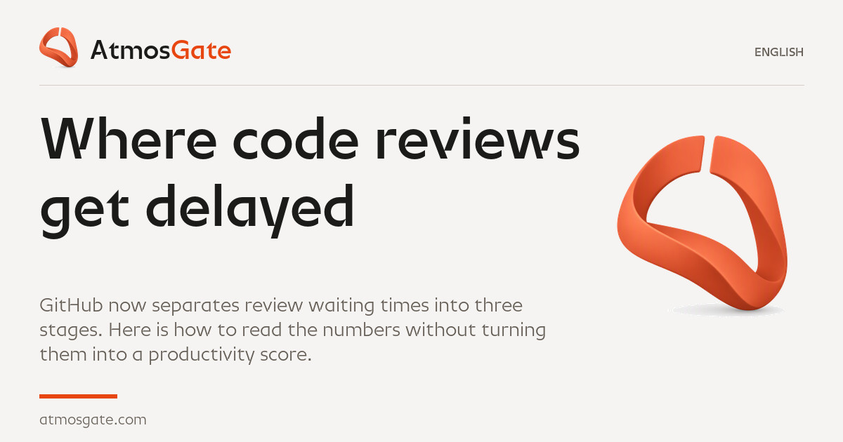 Where code reviews get delayed — AtmosGate Insights editorial cover